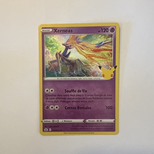 Carte pokémon xerneas - xerneas, 012/025