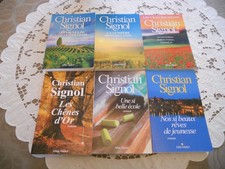 CHRISTIAN  SIGNOL ,  6 romans