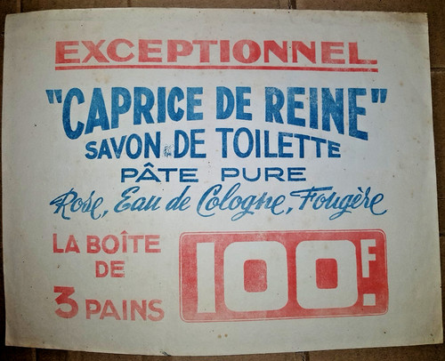 Affiche publicitaire ancien - publicitaire,