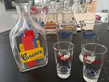 CASANIS ANISETTE CARAFE et VERRES PUBLICITAIRES