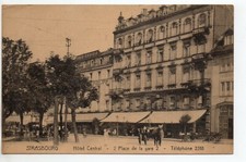 STRASBOURG - Alsace - Bas Rhin - CPA 67 Hotel Central  - 2,place de la Gare