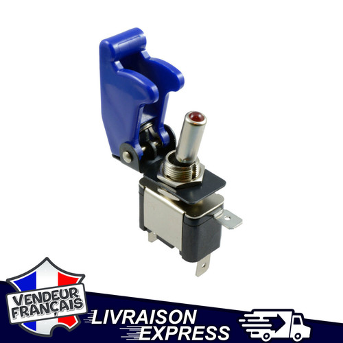 Interrupteur bascule bleu - interrupteur,