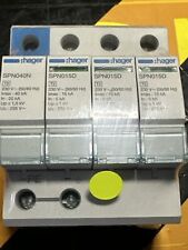 Parafoudre Hager 230V débrochable 40KA SPN040N / SPN015D