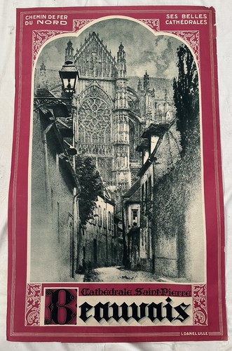 Affiche ancienne chemin fer - chemin, de