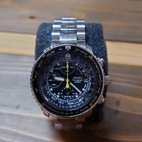 Seiko sna411 pilot chronograph - sna411,