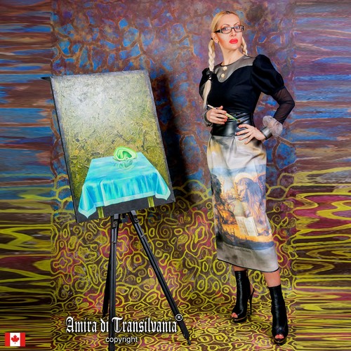 Elegant dress haute couture - dress,
