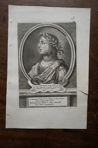 Virgile portrait gravure - virgile,