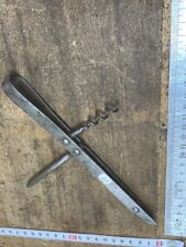 tire bouchon à  levier Ouvre-Boîte ￼ multifonctions Cork puller  Ancien Rare