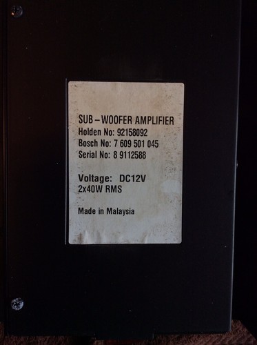 Pontiac oem audio - 09,