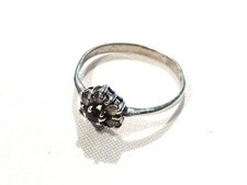 Bijou argent 925 bague - , fleur