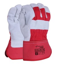 Gants De Travail En Cuir Épais Canadien Pour Le Bricolage Et Le Jardinage