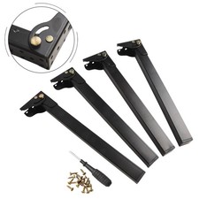 Pieds métalliques portables pour meubles pliables et adaptés aux espaces compa