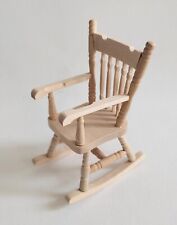 rocking-chair, fauteuil à bascule miniature, 1/12 maison de poupée, vitrine  M6