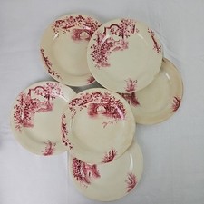 Assiettes Plates Service Moulins De Jules Vieillard Terre De Fer 19ème