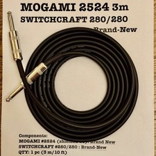 10 ft Mogami 2524 Guitar Cable