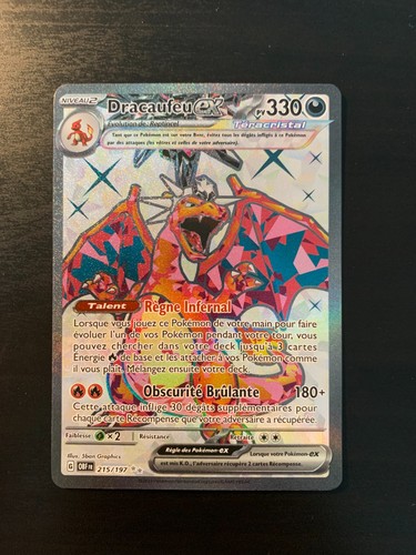 Carte pokémon dracaufeu ex - :,