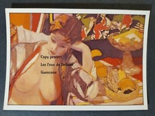 MODELE AUX SEINS NUS BRIANCHON MAURICE peinture art carte postale postcard