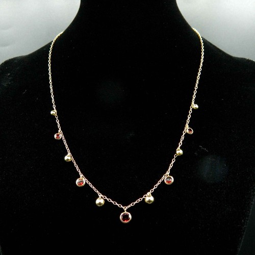O968 collier or jaune - -,