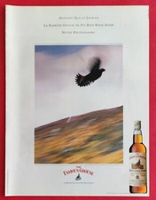 Publicité de presse Boisson Alcoolisée Scotch Whisky Ecossais FAMOUS GROUSE 1989