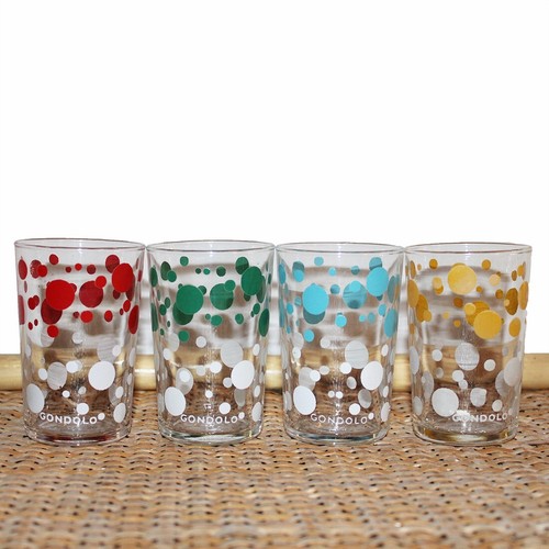 Lot verres eau pois - de,