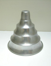 Vasque conique  aluminium ART DECO lampe lampadaire  - abat-jour réflecteur