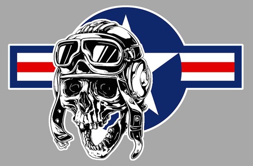 Tete mort drapeau usa usaf - de,