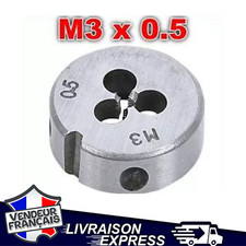 FILIÈRE À MAIN M 3 M3 x 0.5