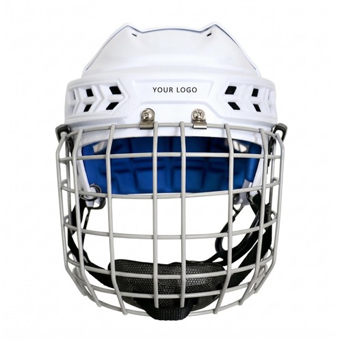 Casque hockey blanc - de,