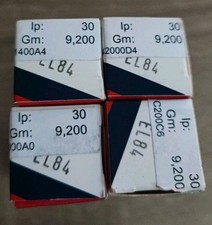 4 tubes d'amplification EL84