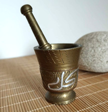 Mortier ancien en bronze avec