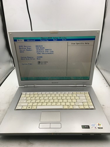 Sony vaio pcg 7t1l - sony,