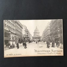 BN Biscuiterie Nantaise Carte Menu 20 Paris Le Panthéon XIXè