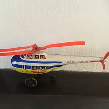 1  JOUET ANCIEN JOUSTRA    HELICOPTERE  COTE D'AZUR