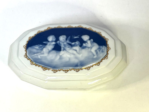 Bonbonnière porcelaine de - bonbonnière,