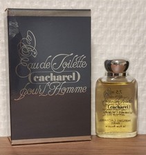 Eau de Toilette Pour l'Homme de Cacharel 7,5 ml. Boite. Plein. Parfait état 