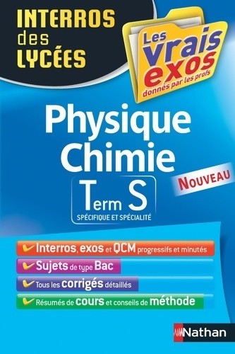Physique chimie terminale - physique-chimie, s