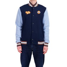 Veste Gulf Teddy Varsity Bleue