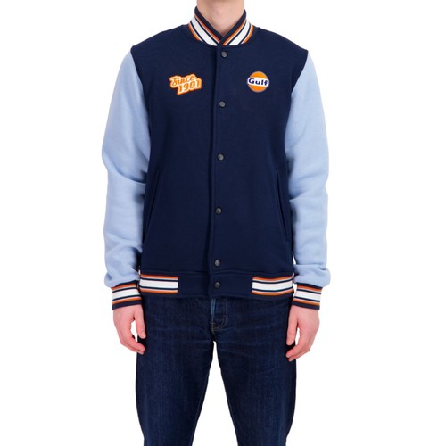 Veste gulf teddy varsity bleue - veste,