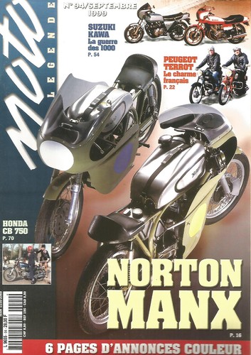 Moto legende norton manx - norton,