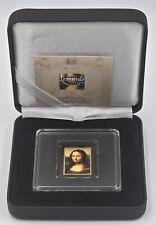 Tokelau Coin Bar 1/500 .999 Gold Mona Lisa Da Vinci