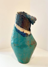 Vase en céramique Juliette Derel (2006) - Signé et étiquette "Gréolières"