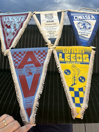 Lot fanions football - fanions, vintage