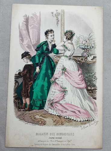 Gravure ancienne magasin - gravure, "magasin