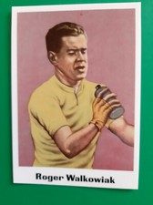 CYCLISME carte cycliste ROGER WALKOWIAK Maillot Jaune