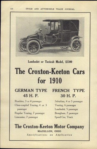 1910 paper car auto - paper, ad