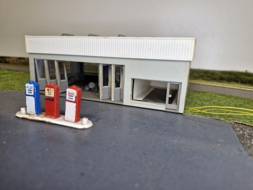 Maquette station service - maquette,