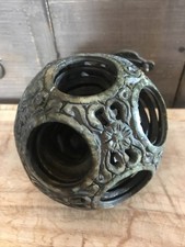 Ancienne Boule De Canton En Serpentine Chine Sculpture Diamètre 12 Cm 5 Niveaux