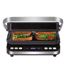 BioloMix Gril électrique 2000W multifonction Panini, BBQ & Gaufres