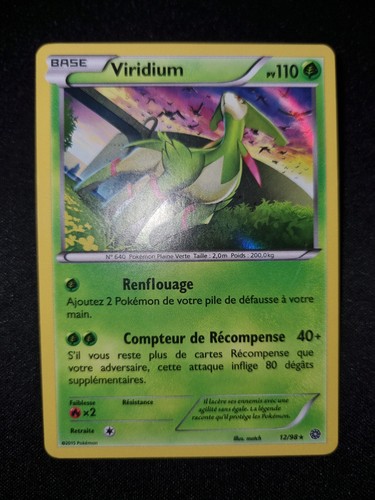 Carte pokémon viridium - carte, (aor