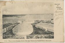 CARTE POSTALE / LE CIRQUE BARNUM & BAILEY / VUE A VOL D'OISEAU DES TENTES